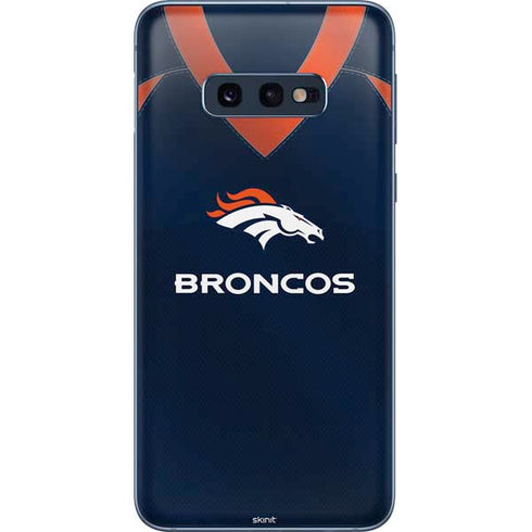 NFL Denver Broncos Team Jersey Galaxy S10e Skin