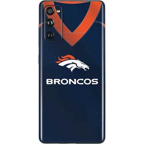 NFL Denver Broncos Team Jersey Galaxy S20 Fan Edition Skin