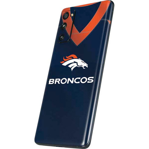 NFL Denver Broncos Team Jersey Galaxy S20 Fan Edition Skin