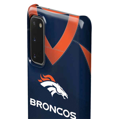 NFL Denver Broncos Team Jersey Galaxy S20 Lite Case