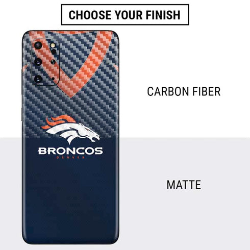 NFL Denver Broncos Team Jersey Galaxy S20 Plus Skin