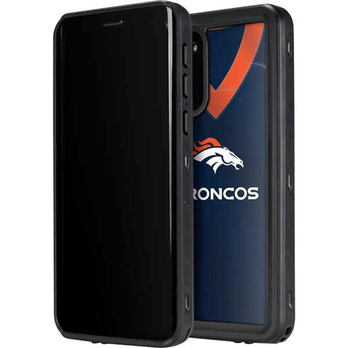 NFL Denver Broncos Team Jersey Galaxy S20 Plus Waterproof Case