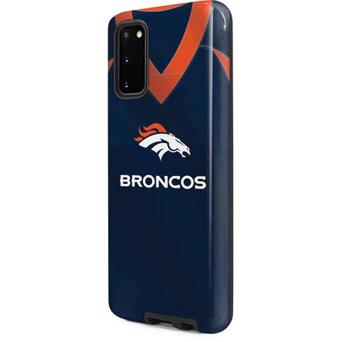 NFL Denver Broncos Team Jersey Galaxy S20 Pro Case