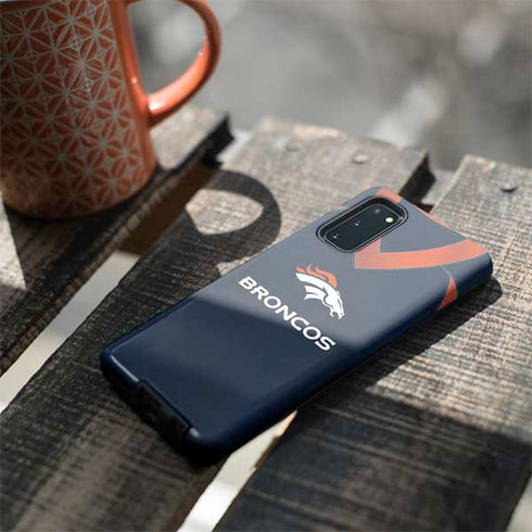 NFL Denver Broncos Team Jersey Galaxy S20 Pro Case