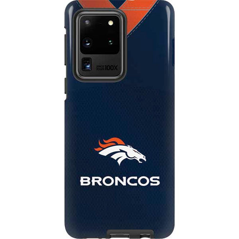 NFL Denver Broncos Team Jersey Galaxy S20 Ultra 5G Pro Case