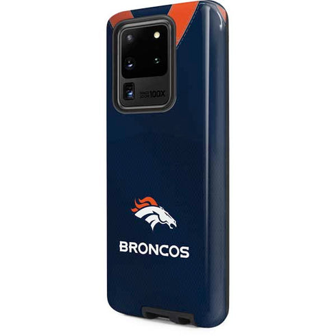 NFL Denver Broncos Team Jersey Galaxy S20 Ultra 5G Pro Case