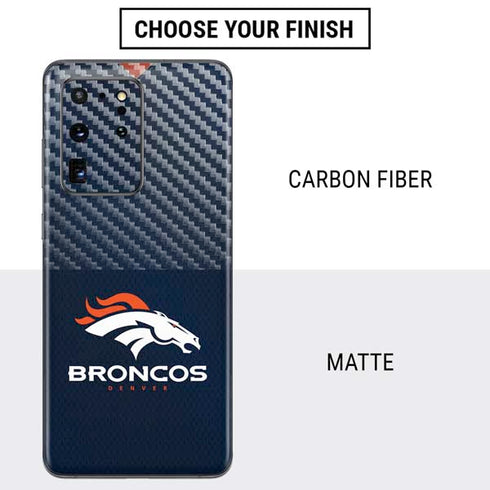 NFL Denver Broncos Team Jersey Galaxy S20 Ultra 5G Skin