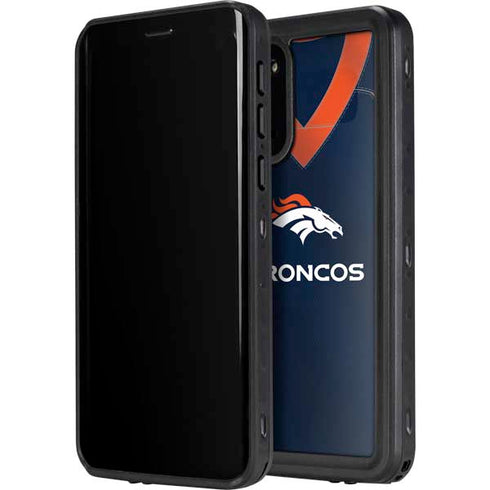 NFL Denver Broncos Team Jersey Galaxy S20 Waterproof Case