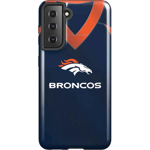 NFL Denver Broncos Team Jersey Galaxy S21 5G Pro Case