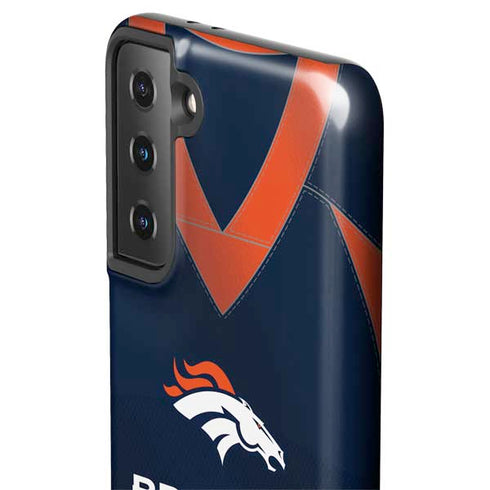 NFL Denver Broncos Team Jersey Galaxy S21 FE Pro Case