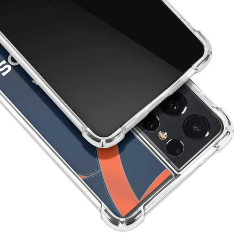NFL Denver Broncos Team Jersey Galaxy S21 Ultra 5G Clear Case