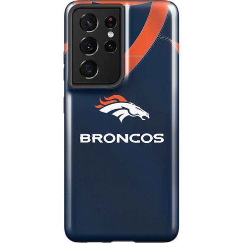 NFL Denver Broncos Team Jersey Galaxy S21 Ultra 5G Pro Case