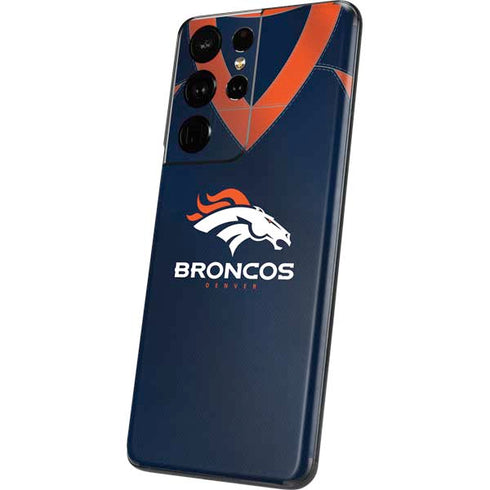 NFL Denver Broncos Team Jersey Galaxy S21 Ultra 5G Skin