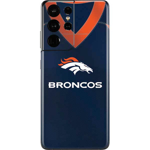 NFL Denver Broncos Team Jersey Galaxy S21 Ultra 5G Skin