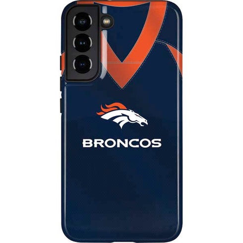 NFL Denver Broncos Team Jersey Galaxy S22 Plus Pro Case
