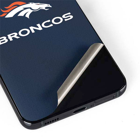 NFL Denver Broncos Team Jersey Galaxy S22 Plus Skin