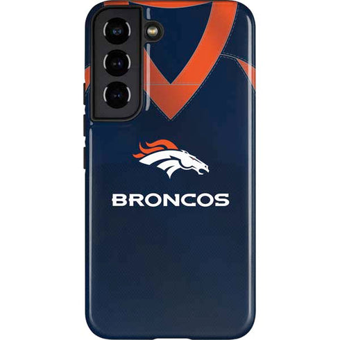 NFL Denver Broncos Team Jersey Galaxy S22 Pro Case