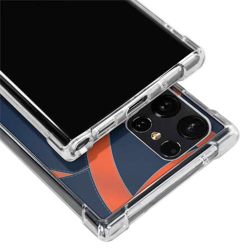 NFL Denver Broncos Team Jersey Galaxy S22 Ultra Clear Case