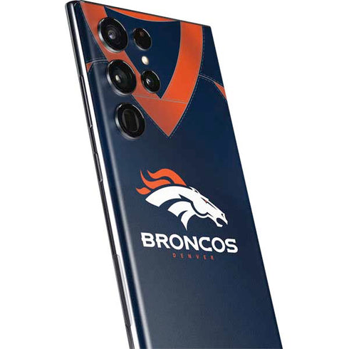 NFL Denver Broncos Team Jersey Galaxy S22 Ultra Skin