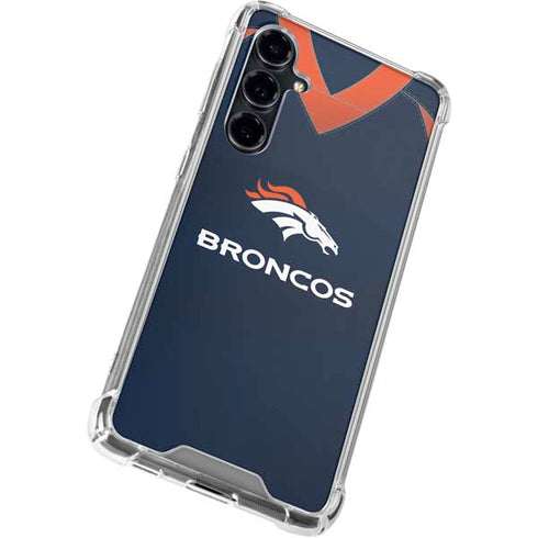 NFL Denver Broncos Team Jersey Galaxy S23 FE Clear Case