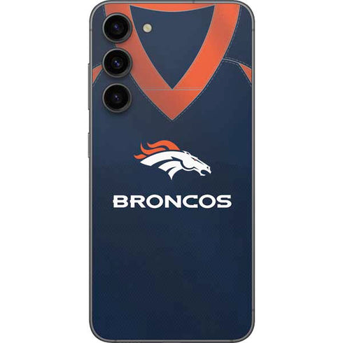 NFL Denver Broncos Team Jersey Galaxy S23 Plus Skin