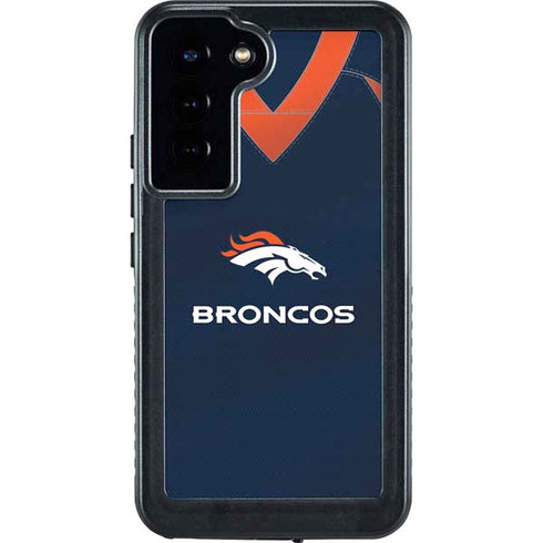 NFL Denver Broncos Team Jersey Galaxy S23 Plus Waterproof Case