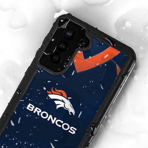 NFL Denver Broncos Team Jersey Galaxy S23 Plus Waterproof Case