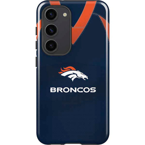 NFL Denver Broncos Team Jersey Galaxy S23 Pro Case