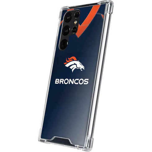 NFL Denver Broncos Team Jersey Galaxy S24 Ultra Clear Case