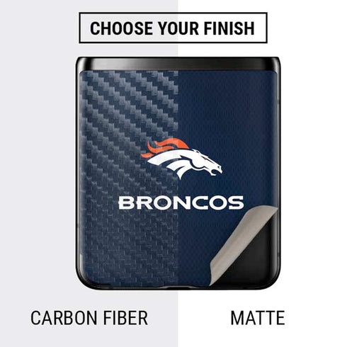 NFL Denver Broncos Team Jersey Galaxy Z Flip Skin