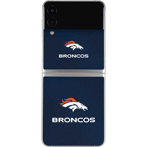 NFL Denver Broncos Team Jersey Galaxy Z Flip3 5G Skin