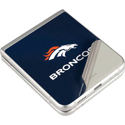 NFL Denver Broncos Team Jersey Galaxy Z Flip3 5G Skin