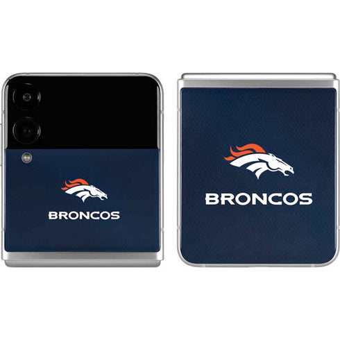 NFL Denver Broncos Team Jersey Galaxy Z Flip4 5G Skin