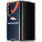 NFL Denver Broncos Team Jersey Galaxy Z Fold4 5G Clear Case