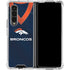 NFL Denver Broncos Team Jersey Galaxy Z Fold4 5G Clear Case