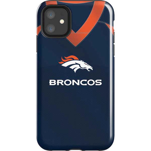 NFL Denver Broncos Team Jersey iPhone 11 Impact Case