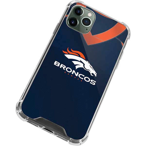 NFL Denver Broncos Team Jersey iPhone 11 Pro Max Clear Case