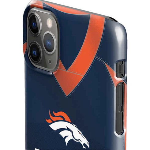 NFL Denver Broncos Team Jersey iPhone 11 Pro Max Lite Case