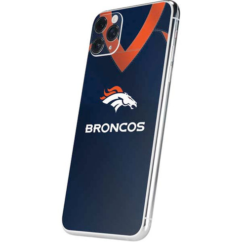 NFL Denver Broncos Team Jersey iPhone 11 Pro Max Skin