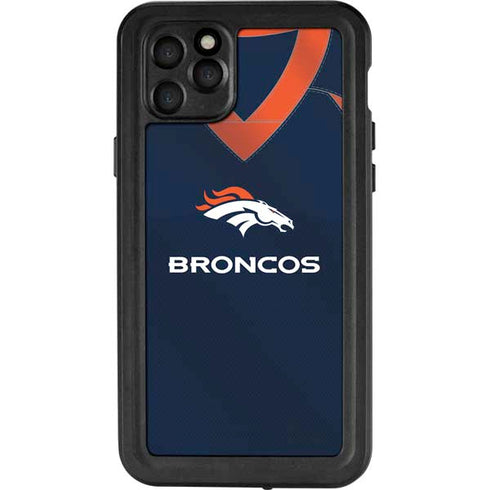 NFL Denver Broncos Team Jersey iPhone 11 Pro Max Waterproof Case