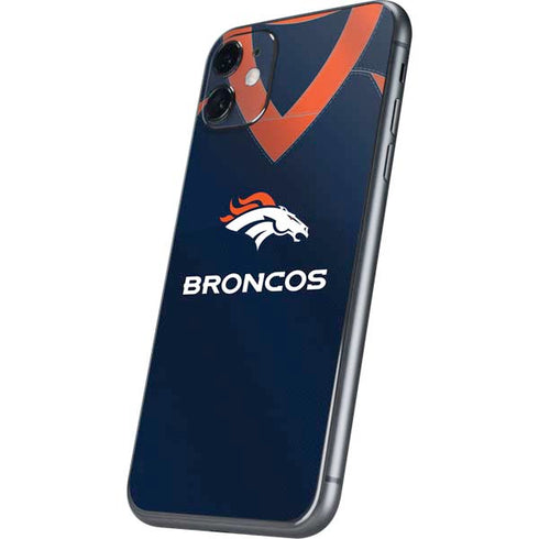 NFL Denver Broncos Team Jersey iPhone 11 Skin