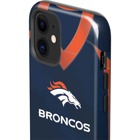 NFL Denver Broncos Team Jersey iPhone 12 Impact Case
