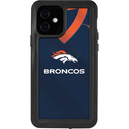 NFL Denver Broncos Team Jersey iPhone 12 Waterproof Case