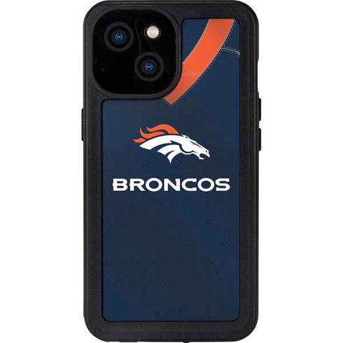 NFL Denver Broncos Team Jersey iPhone 13 Mini Waterproof Case