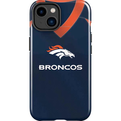 NFL Denver Broncos Team Jersey iPhone 14 Plus Impact Case