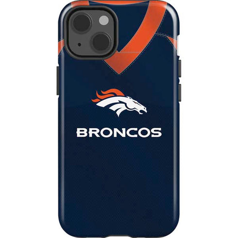 NFL Denver Broncos Team Jersey iPhone 15 Impact Case