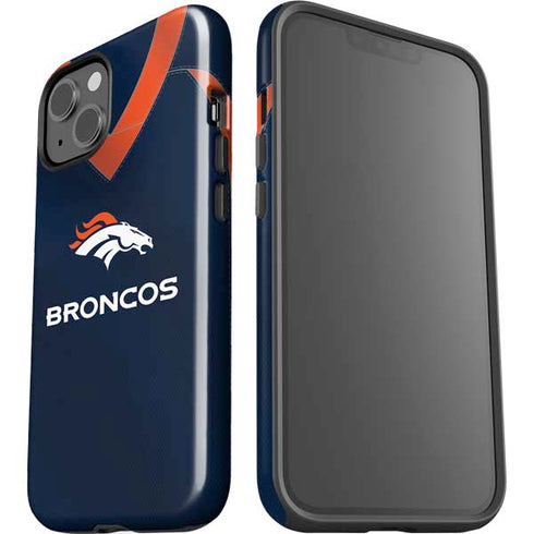 NFL Denver Broncos Team Jersey iPhone 15 Impact Case