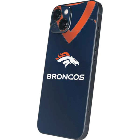 NFL Denver Broncos Team Jersey iPhone 15 Plus Skin