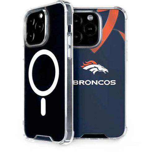 NFL Denver Broncos Team Jersey iPhone 15 Pro MagSafe Case