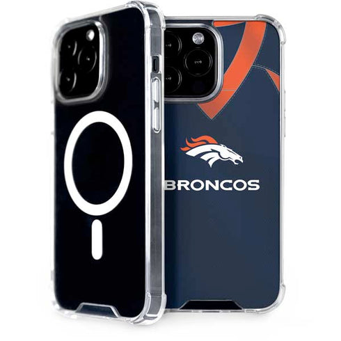NFL Denver Broncos Team Jersey iPhone 15 Pro Max MagSafe Case